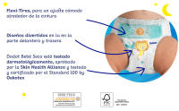 Dodot Bebé Seco Pack Semanal, Tallas 3,4,5,6. Pañales Bebé con Triple Sistema de Protección Antifugas, Nº 1 Ultra Seco, Triple Capa Absorbente, Piel de tu Bebé Seca hasta 12h. - details 2