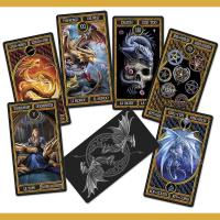 Fournier Tarot Dragón Ilustraciones de Anne Stokes 78 cartas Fantasía y magia Instrucciones en español, inglés, francés, alemán y portugués Adultos Juego mesa Jugar Esotérico Esoterismo Aprender Cartas fáciles Fácil Tirada Adivinatorio - details 2