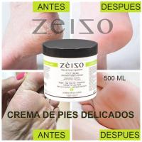 Crema de pies delicados con aceite de argán - Aromaterapia 500 ml Zeizo - Sin grasa, hidratante y cicatrizante para pies cansados y talones descamados - Uso profesional - details 0