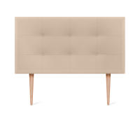 DHOME Cabecero Capitone Tapizado Polipiel o Tela Acualine con 8cm de Grosor Cabezales de Cama Acolchado Capitoné Cabeceros de Cama (Beige Polipiel) - details 8