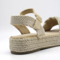Calzados Soraia Sandalia Mujer Verano Plataforma Yute Ganchillo Cómoda Tendencia - details 5
