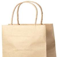 Bolsas de papel kraft para botellas de vino, con asas resistentes. Perfectas para regalos, restaurantes, bodegas o tiendas. Para botellas de 75 cl. Reutilizables, reciclables y ecológicas. - details 1