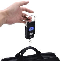Portable Báscula Digital de Equipaje con Gancho 50kg / 110lbs de Precisión Balanza Electrónico para Maletas Equipaje de Viaje Báscula, Cocina, Pesca y Caza para Maleta o Bolsa de Viaje, Utiliza 2 pilas AAA (No incluido) - details 0
