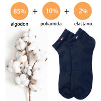 Aicasa Calcetines Cortos de Algodón para Mujer y Hombre ,Calcetínes tobillero , Transpirables para Verano y todo los dia Pack 12Pares Gimnasio/Padel/Deporte/Correr/Futboll - details 2
