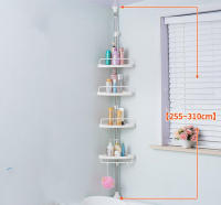 Estantería para baño ESQUINA ducha banera, ESTANTE mueble de almacenamiento esponja cepillo champu lavabo, ducha, esquinero WPC 4 ESTANTES ,esquina de ducha, soporte de champú, accesorios de baño 2.55m-3.2m - details 1