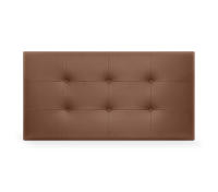 DHOME Cabecero Capitone Tapizado Polipiel o Tela Acualine con 8cm de Grosor Cabezales de Cama Acolchado Capitoné Cabeceros de Cama (Arcilla Polipiel) - details 3