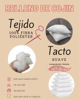 Novotextil Rellenos de Cojín Fibra de Poliéster Blanco Suave Pack de 2 Ideal Decoración del Hogar Material de Alta Calidad Proporciona Confort Suavidad Perfecto Usar con Fundas de Cojín Resistente al Desgaste Aporta Estilo - details 0