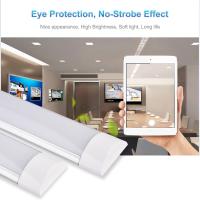 Extrastar - Tubo LED Lampara de Techo Regleta LED Electronica Pantalla plas ovalado 6500K, lampara de purificación LED, luz fría, 20W, 40W, 50W - details 5