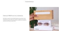 CREATE - Esterilizador y cargador portátil Ultravioleta UVC para Smartphones - Blanco y madera natural- PHONE UVC STERILIZER - details 0