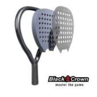 Black Crown - Pala de Pádel Snake - Forma Redonda - Potencia - Peso 355 gr - Marco 38 mm con Doble Tubular de Fibra Carbono 80% - Resistente - Precisión - Nivel Intermedio - details 1