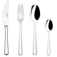 Monix Pisa - Juego de cubiertos 24 piezas con cuchillo chuletero. Acero inoxidable. Acabado pulido brillante, espesor 3 mm. Set - details 1