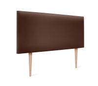 DHOME Cabecero de Polipiel o Tela AQUALINE Liso Cabeceros Cabezal Tapizado Cama Lujo (Chocolate Polipiel) - details 5