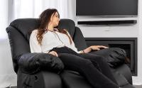 Eco-De Sillón de Masaje Relax Monaco, 10 Vibromotores Ondulantes, Reclinación 160º, Función Calor, Programas Auto, Vibro Ondulación, A++, ECO-8590 (Marrón) - details 2