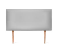 DHOME Cabecero de Polipiel o Tela AQUALINE Liso Cabeceros Cabezal Tapizado Cama Lujo (Gris Claro Polipiel) - details 7