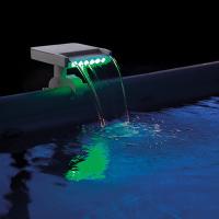 Cascada de agua con luces led multicolor, Fuente Led Multicolor para Piscinas Elevadas Cascada agua vertical con luces led - details 4