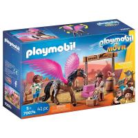 Marla Del y Caballo con alas Pegasus película PLAYMOBIL (70074) - details 1