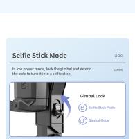 Estabilizador de Movil,Estabilizador de Cardán con Luz para Video de Vlog/Youtube/TikTok con Inalámbrico rotación automática de 360° y Modo de Escena con App - details 10