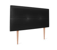 DHOME Cabecero de Polipiel o Tela AQUALINE Pro cabeceros Cabezal tapizado Cama Lujo (Negro Polipiel) - details 6