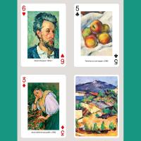 Piatnik Baraja de poker de 54 cartas Paul Cézanne Post impresionismo Arte moderno Pinturas Cuadros Maestro de Picasso Juego mesa Jugar Adultos Colección Coleccionable Poquer - details 2