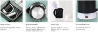 AIGOSTAR Hervidor de Agua, Apagado Automático, Protección Contra la Ebullición en Seco. Incluye Dos Tazas y Dos Cucharas. (0.6L, 650W) - details 3