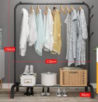 Perchero de hierro para ropa, estante de almacenamiento zapatero bolso, colgador sala de estar, muebles para el hogar, Perchero de hierro para ropa, estante de almacenamiento ZAPATERO - details 5