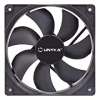 UNYKAch Ventilador de Ordenador 120 mm, 51800, Negro Básico PC, 2000 RPM, 4 Pines, 7 Aspas, Silencioso - details 3
