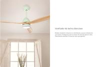 Create - Ventilador de Techo Silencioso con Motor DC y Aspas de Madera Natural - 6 Velocidades - WIND CUP - details 3