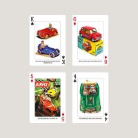 Piatnik Baraja de poker de 55 cartas Coches de juguete Vintage Catálogo 100 años de historia Juego mesa Jugar Adultos Colección Coleccionable Poquer - details 1