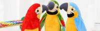 MAGIC SELECT Loro de Peluche Parlante Que Repite Sonidos y con Canciones en Varios Idiomas. Juguete Interactivo, Regalo para Niños y Bebés. Batería Recargable USB. - details 0