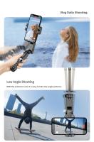 Estabilizador de Movil,Estabilizador de Cardán con Luz para Video de Vlog/Youtube/TikTok con Inalámbrico rotación automática de 360° y Modo de Escena con App - details 5