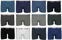 Uomo Calzoncillos Boxer UNDERWEAR 12 Unidades Algodon Media Pierna Ropa Interior - details 0