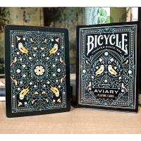 Fournier Bicycle USPCC Baraja poker Aviary Deja volar los pájaros Magia Magos Trucos Adultos Acabado especial Verde azul Espectáculo Cardistry Poquer Playa Piscina Camping Noche de fiesta Cartomagia Aprender Fácil Colección Coleccionable - details 7