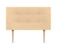 DHOME Cabecero Capitone Tapizado Polipiel o Tela Acualine con 8cm de Grosor Cabezales de Cama Acolchado Capitoné Cabeceros de Cama (Vainilla Polipiel) - details 8