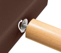 DHOME Cabecero de Polipiel o Tela AQUALINE Liso Cabeceros Cabezal Tapizado Cama Lujo (Chocolate Polipiel) - details 8