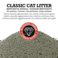 Arena Gatos Aglomerante, 100% Natural, Arquivet Classic Cat Litter, 10Kg - details 1