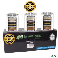 Brumicold Pack 3 Recambio Filtro Ducha Universal 20 Etapas Compatible con Carcasa 10,12,15,17,18 Purificador Agua Vitamina C Protege Piel y Cabello - details 2