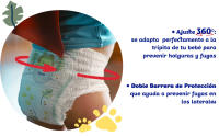 Dodot Pants pañal braguita Bebé seco Jumbo Pack tallas, 4,5,6. - details 2