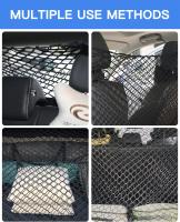 COTTECOTA-Barrera de red para perros y Autos 80x65 cm, red de barrera de seguridad de viaje con Cuerdas Elásticas y Gancho Fácil de instalar Malla ajustable para Mascotas para SUV furgonetas automóviles camiones Ajustable elástico Extensible - details 4