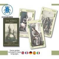 Naipecoleccion Lo Scarabeo Tarot de 78 cartas Leonardo Da Vinci Renacimiento italiano Italia Arte Pinturas 22 arcanos mayores y 56 menores Instrucciones en Inglés, Italiano, Francés, Alemán y Español Adultos Cartas adivinatorias Esotérico Esoterismo - details 1
