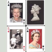 Piatnik Baraja de poker de 55 cartas de la Reina Elizabeth de Inglaterra 90 cumpleaños Realeza inglesa Juego mesa Jugar Adultos Colección Coleccionable Poquer - details 3
