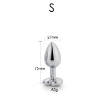 PLUG ANAL CON JOYA DE CORAZÓN BLANCO TALLA S JUGUETES SEXUALES - details 0