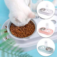 Comedero y bebedero automático para gatos y perros, dispensador de agua pequeño, bebedero para mascotas, comedero de perros gatos, dispensador de alimentación y bebida para mascota - details 1