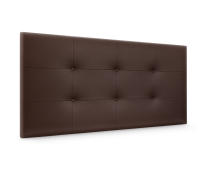 DHOME Cabecero Capitone Tapizado Polipiel o Tela Acualine con 8cm de Grosor Cabezales de Cama Acolchado Capitoné Cabeceros de Cama (Chocolate Polipiel) - details 0