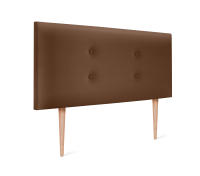 DHOME Cabecero de Polipiel o Tela Acualine con 2 Hileras de Botones Colores Cabezal Tapizado Cama Lujo (Arcilla Polipiel) - details 6