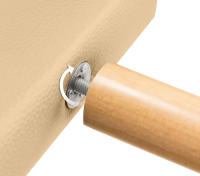 DHOME Cabecero Capitone Tapizado Polipiel o Tela Acualine con 8cm de Grosor Cabezales de Cama Acolchado Capitoné Cabeceros de Cama (Vainilla Polipiel) - details 9