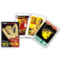 Piatnik Baraja de poker de 54 cartas Carteles de cine clásico Películas Actores Actrices Drácula Casablanca Fred Astarie Ginger Rogers John Wayne Bogart Marilyn Monroe Juego mesa Jugar Adultos Colección Coleccionable Poquer - details 7