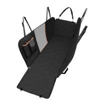 COTTECOTA-Cubre Asientos de Coche para Perros 133x140cm Funda para Mascotas, Estilo Hamaca– Resistente al Agua y Hamaca Convertible con Solapas Laterales Extras, Funda de Asiento Trasero Antideslizante Funda para Maletero de Coche Cinturon perro(4001 - details 1