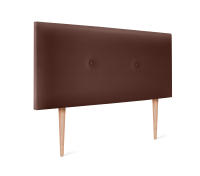 DHOME Cabecero de Polipiel o Tela Acualine Liso con Botones Tapizado Colores Cabezal Lujo Cama Dormitorio Moderno Acolchado (Chocolate Polipiel) - details 6