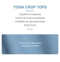 FREES COPES Sujetador Deportivo Mujer Sexy Yoga Gimnasio Fitness Atlético - details 1