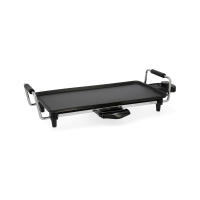 Dcook Plancha eléctrica de asar 2000W, 42.5X22CM, Acero. Cocina saludable sin aceite, superficie amplia, control de temperatura ajustable. ¡Prepara carnes, pescados y verduras fácilmente!" - details 1